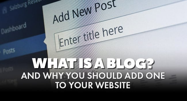 What is a blog